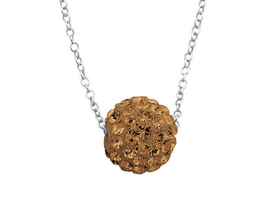 Silver Ball Necklace