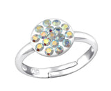 Children's Circular Crystal Studded Ring