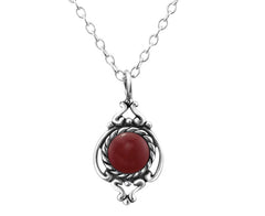 Antique Silver Pendant Necklace