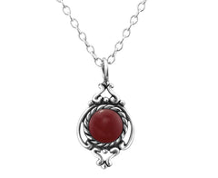 Antique Silver  Pendant Necklace