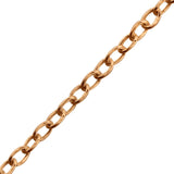 45cm Rose Gold Silver Cable Chain