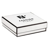 Black Surgical Steel Line Ring