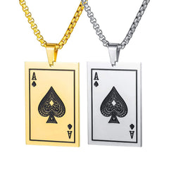 Lucky Ace Necklace for Men