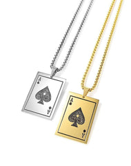 Lucky Ace Necklace for Men