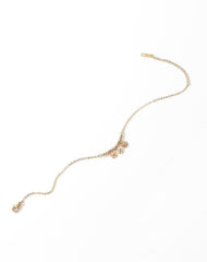 Stainless Steel Rose Gold Flowers Anklet