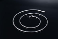 Steel Gold Snake Chain Necklace 3MM