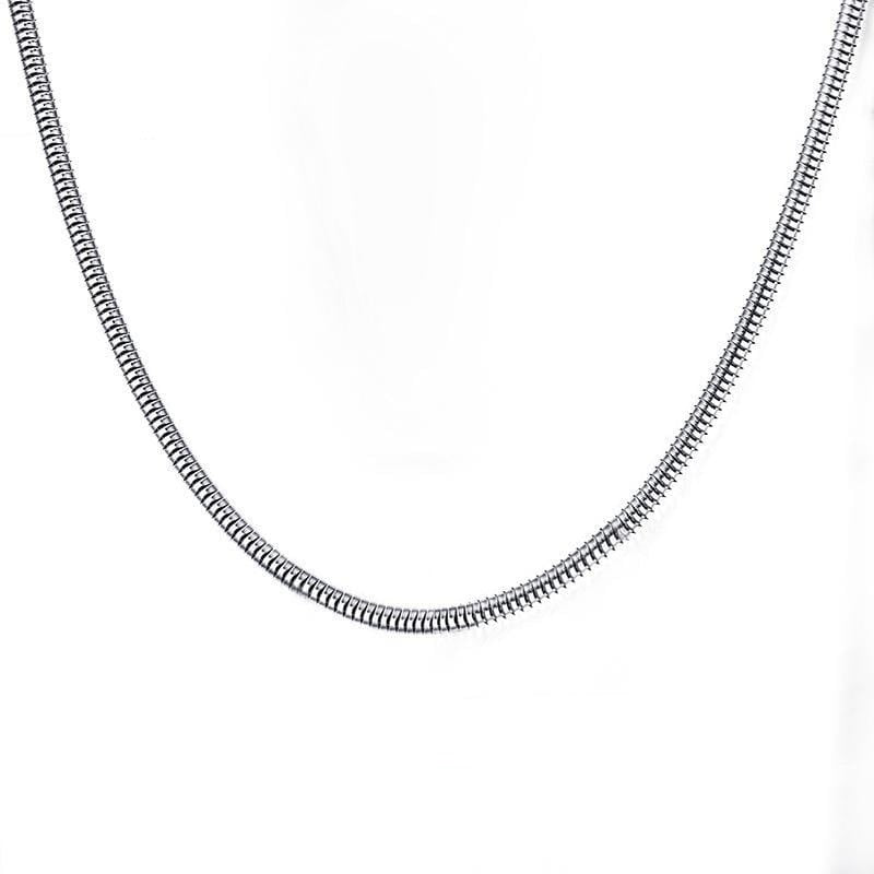 Steel Gold Snake Chain Necklace 3MM