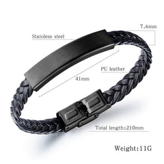 Braided Leather Bracelet