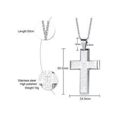Bible Verse Cross Necklace
