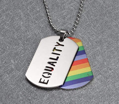 LGBT Equality Tag Neckalce