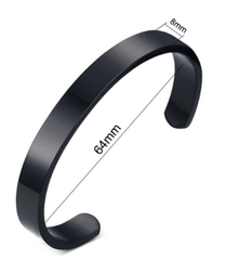 Black   Cuff Bracelet