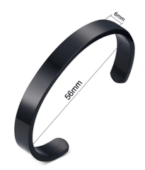 Black   Cuff Bracelet