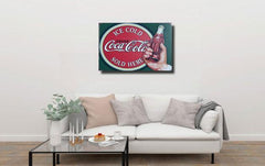 Coca Cola Sold Here Metal Tin Sign Poster