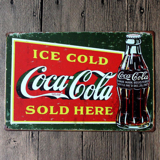 Coca Cola Metal Tin Sign Poster