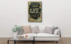Life Is A Beautiful Thing Quote Metal Tin Sign Poster