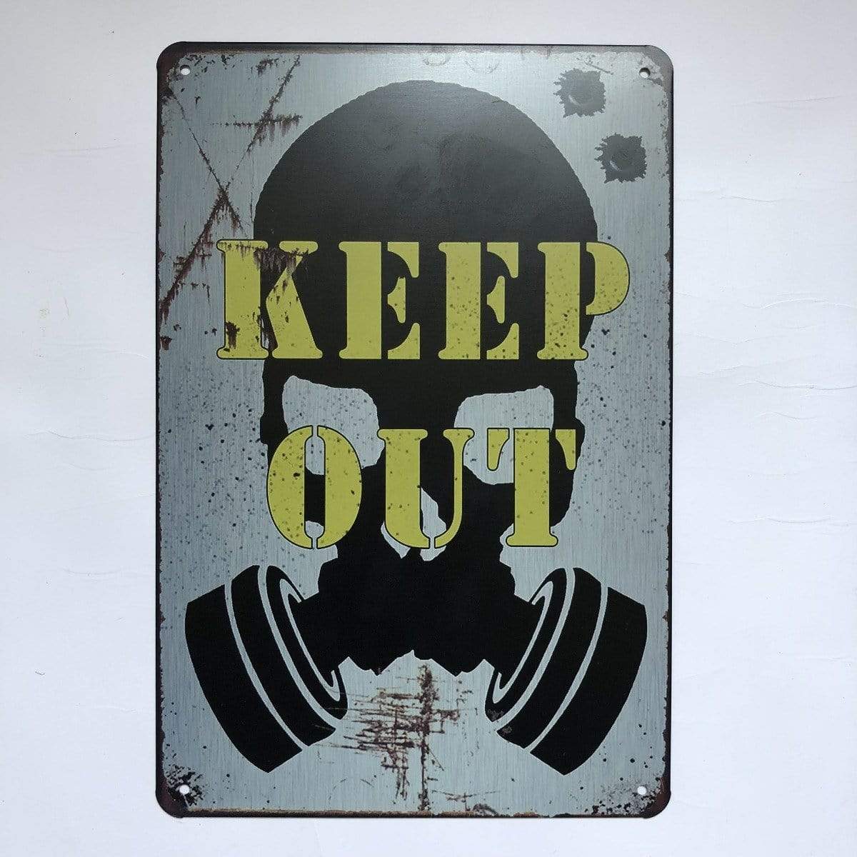 Keep Out Sign  Metal Poster