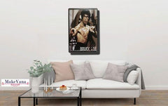Bruce Lee Metal Poster