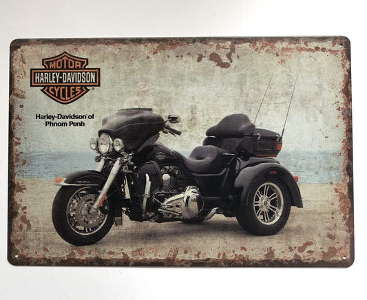 Harley Davidson Vintage Metal Tin Sign Poster