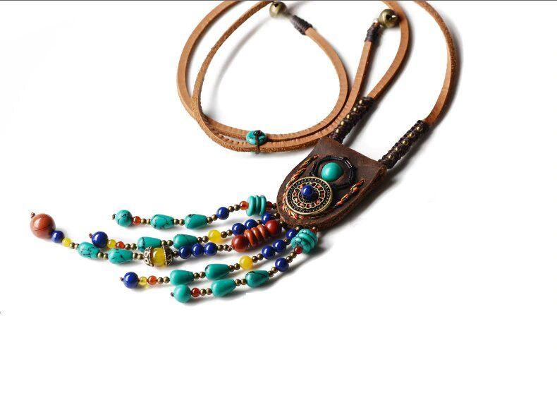 Tibetan Indian Pendant Necklace