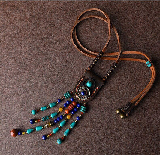 Tibetan Indian Pendant Necklace