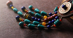 Tibetan Indian Pendant Necklace