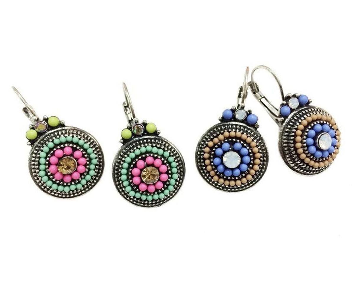Colorful Beads Drop Earrings