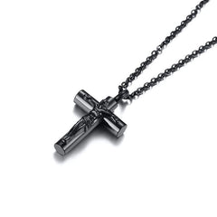 Jesus Cross Cremation Urn Necklace