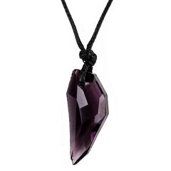 Antique Crystal Wolf Pendant Necklace Set