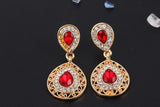 Attractive Zircon Water Drop Bridal Jewelry Set