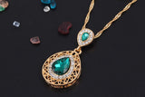 Attractive Zircon Water Drop Bridal Jewelry Set