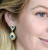 Zircon Water Drop Bridal Jewelry 