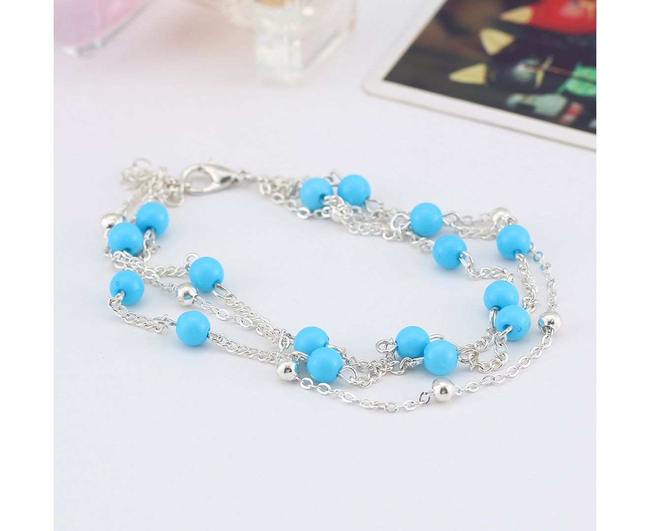 Bohemian Anklet vintage turquoise Bracelet