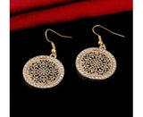 Beautiful Gold- & Silver Plated Crystal Drop Earrings