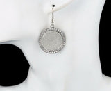 2 X Beautiful Gold- & Silver Plated Crystal Drop Earrings