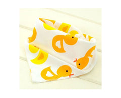 yellow baby bib