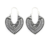 Vintage Heart Drop Earrings