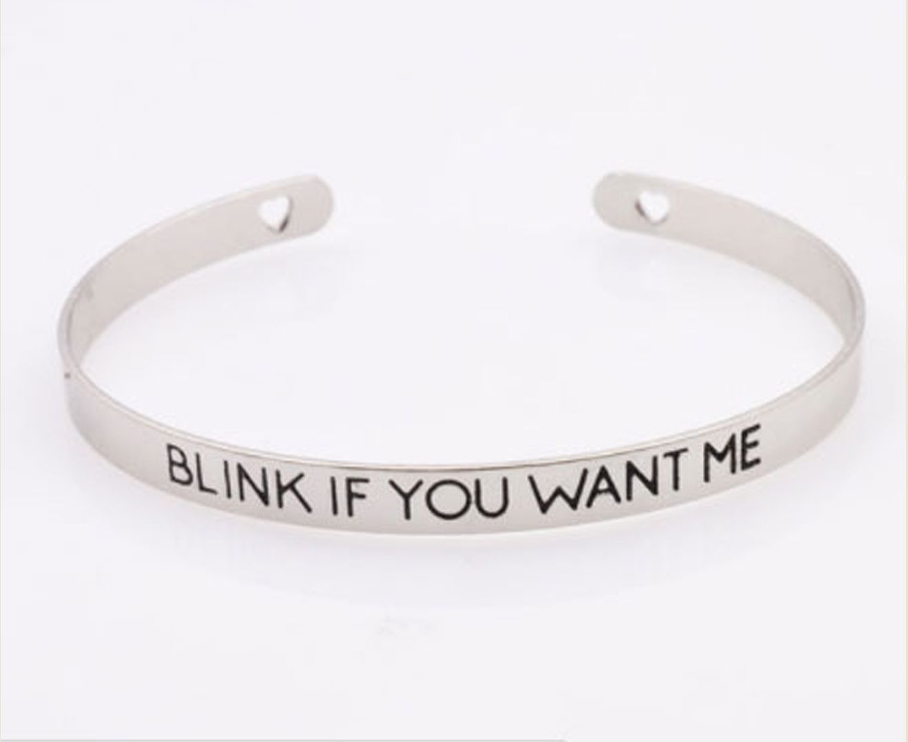 Blink if you want me Bracelet