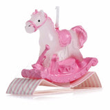 Pink & Blue Horse Candles Set