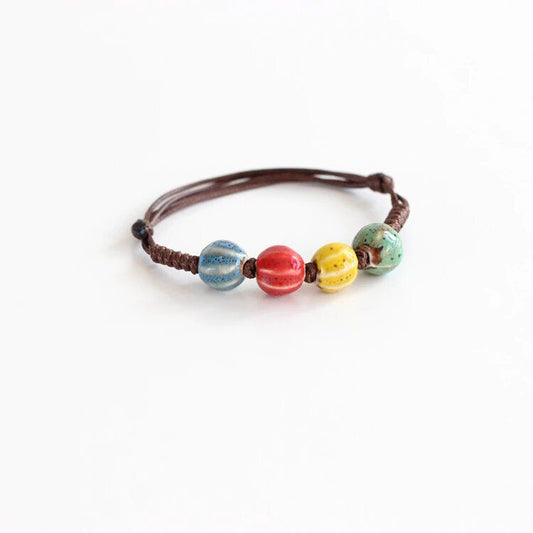 Ceramic Handmade Trinkets Bracelet