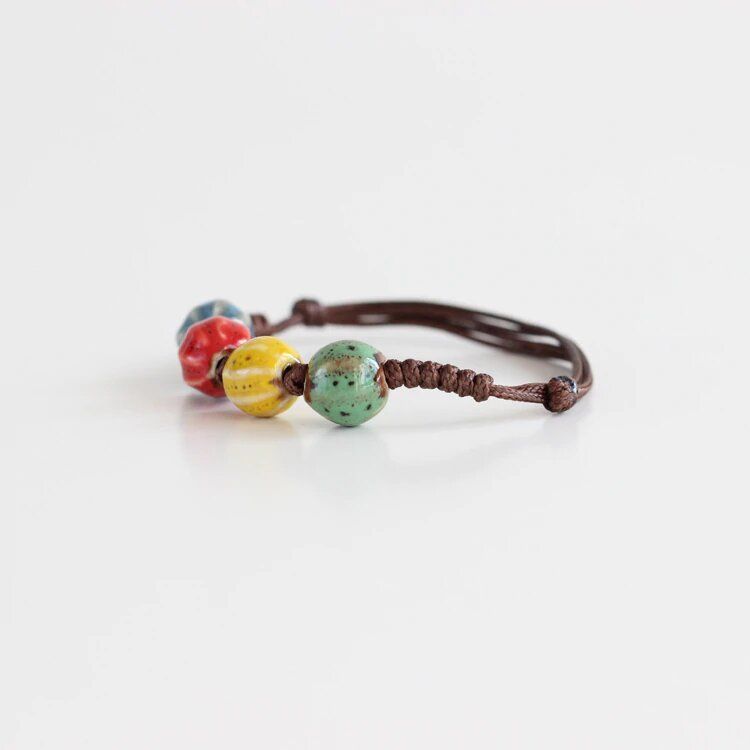 Ceramic Handmade Trinkets Bracelet