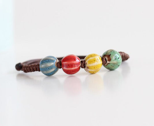 Ceramic Handmade Trinkets Bracelet