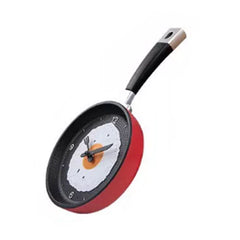 Creative Frying Pan Omelette Wall Clock