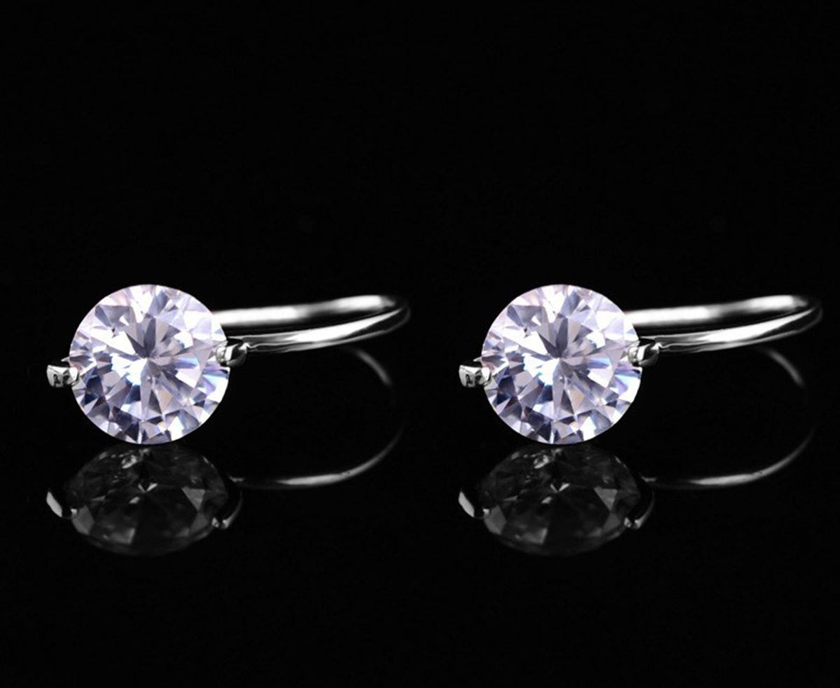 Diamond Crystal Drop Earrings For Women
