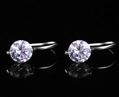 Diamond Crystal Drop Earrings For Women