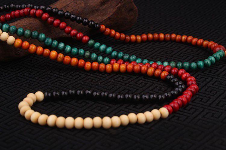 Ethnic Buddha Multicolor Bead Bracelet