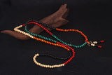 Ethnic Bodhi Buddha Multicolor Bead Bracelet