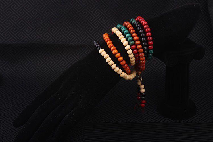 Bodhi Buddha Multicolor Bead Bracelet