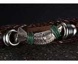 Genuine Leather Bracelet Bangle for Men and Women