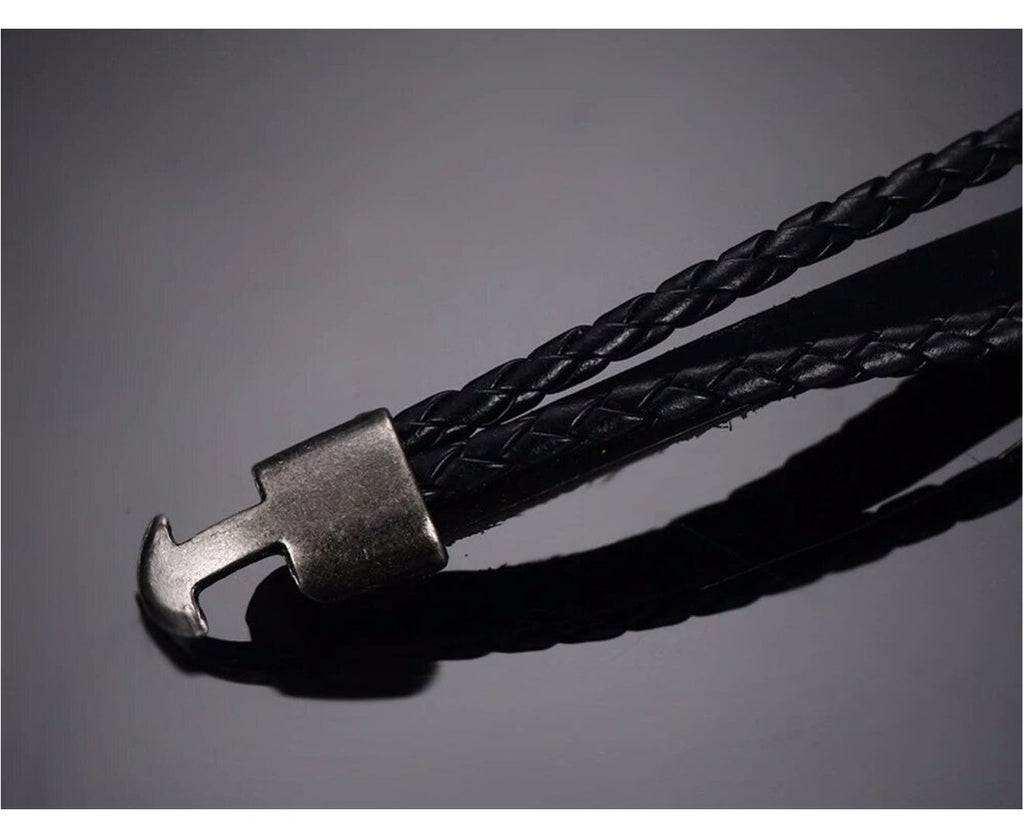 Genuine Leather Bracelet Bangle for Men and Women