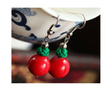 Handmade Oriental Composite Stone Earrings
